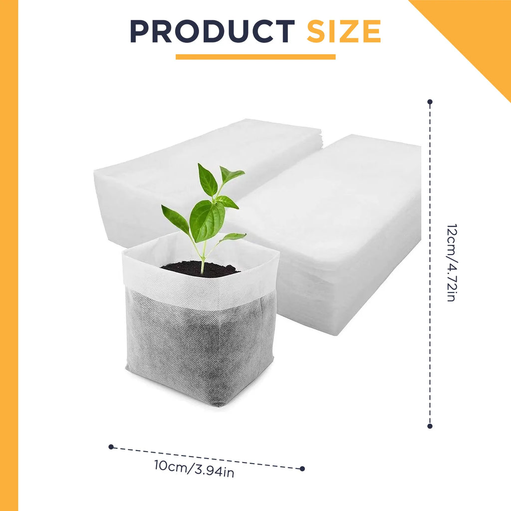 100pcs Disposable Plant Nursery Bag Great Water Retention Plant Nursery Bag for Improving Plants Survival Rate