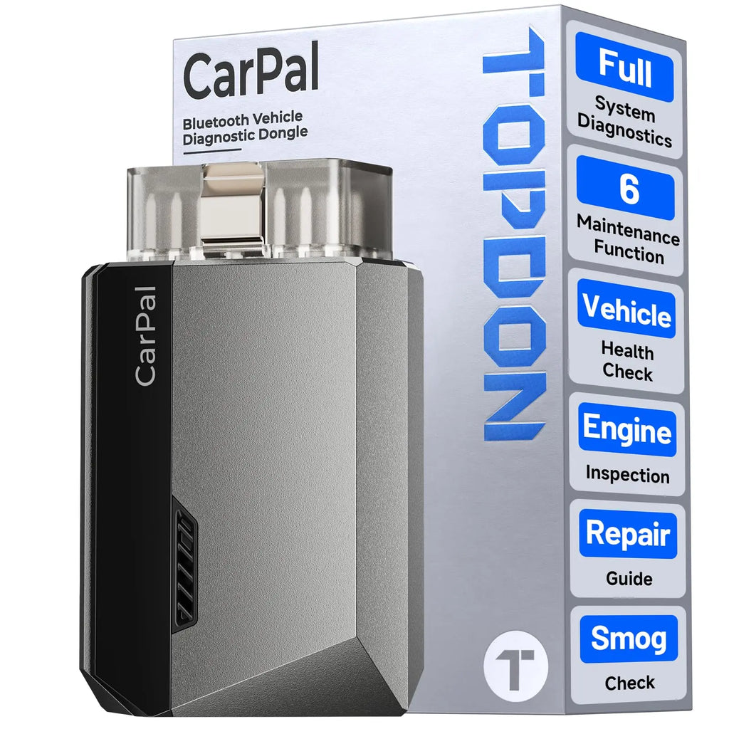TOPDON CarPal Bluetooth OBD2 Scanner, All-System Car Diagnostic Tool for iOS and Android