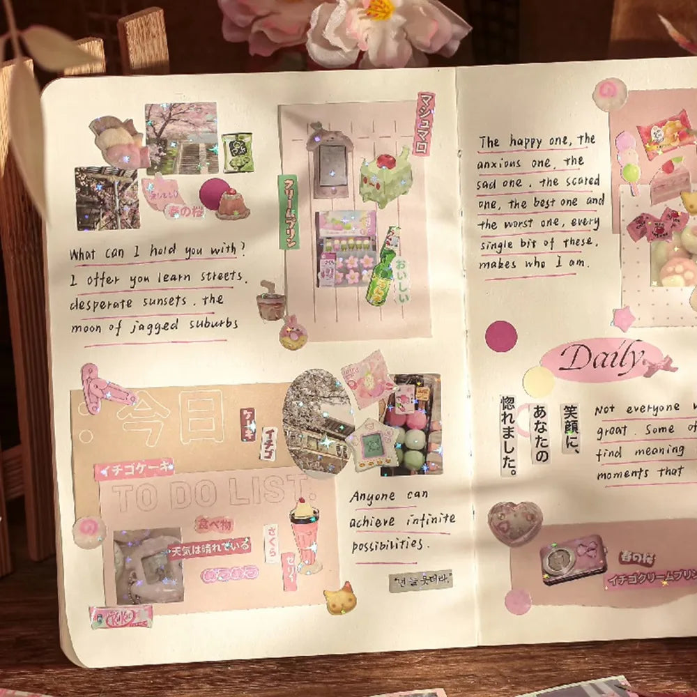 30 Sheets Vintage Style Retro Doodle Sticker Book for DIY Customization - Decorate Bottles Cars Laptops Guitars And More
