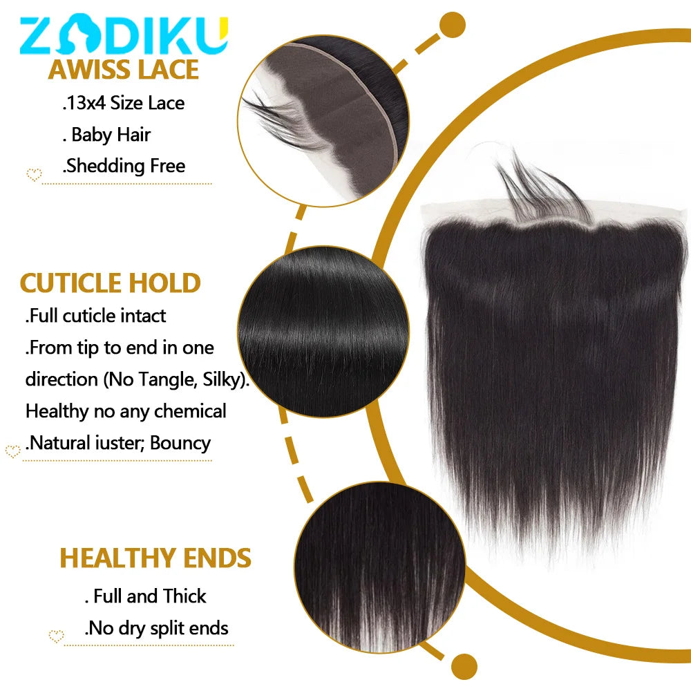 Ear-to-Ear HD Lace Frontal, Straight