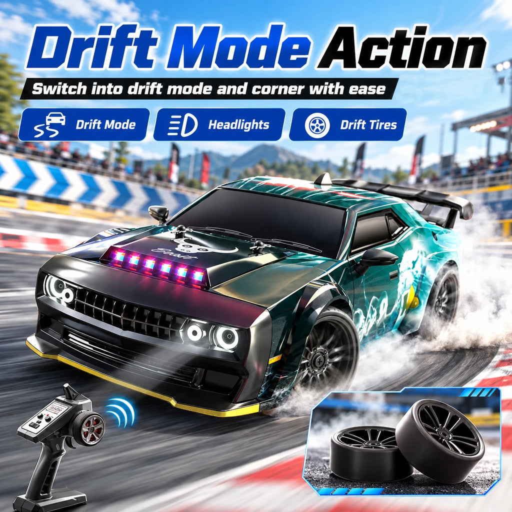 ZNLYRION 70KM/H RC Toy SG216PRO 4WD RC Drift Car 1:16 Scale  2.4G Remote Control Brushless Racing Car With LED Lights for Adults
