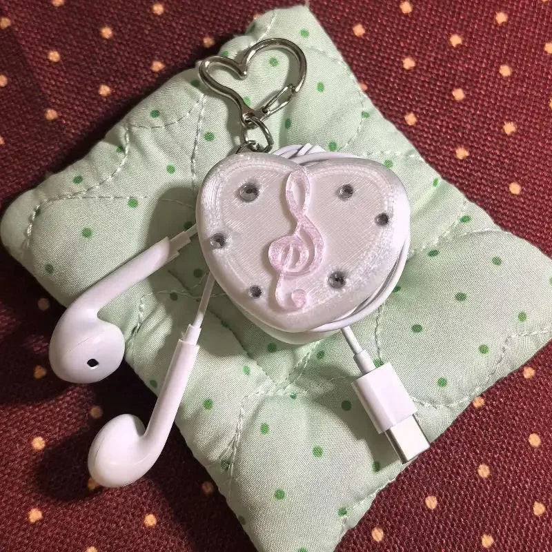 Cartoon Bear Data Cable Cloth Storage Holder Cute Rilakkuma‌/Mashumaro Charging Cable Organizer Power Line Storage Tool