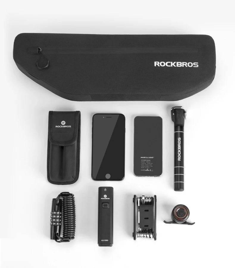 ROCKBROS Cycling Bicycle Bags Top Tube Front Frame Bag Waterproof MTB Road Triangle Pannier Dirt-resistant Bike Accessories Bags