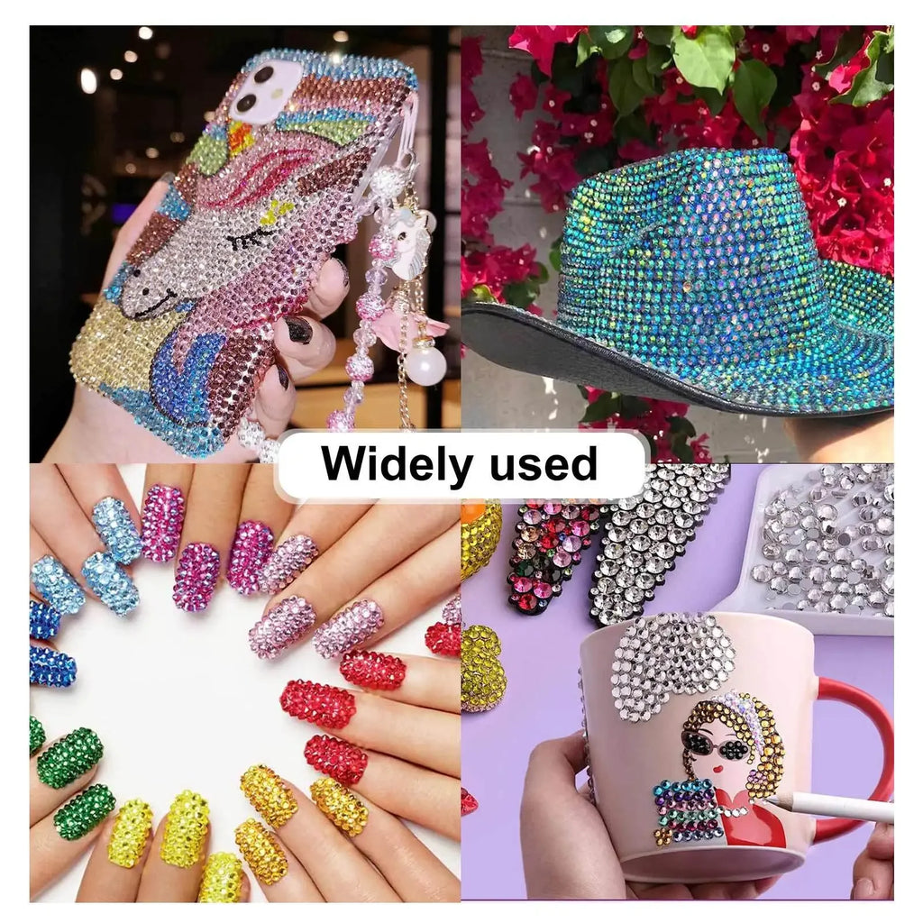 Resin Rhinestone Bedazzling Kit, 40 Colors