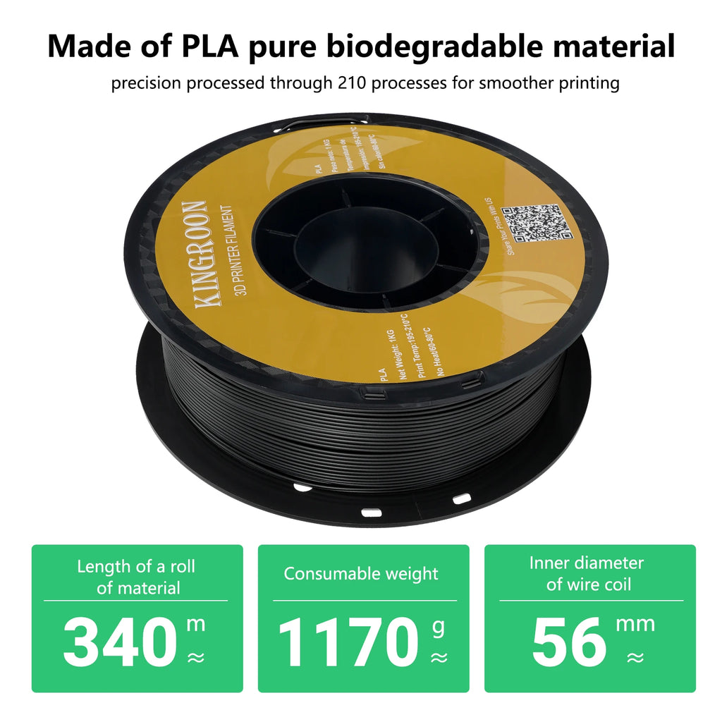 KINGROON PLA & PETG Filament Bundle, 10kg