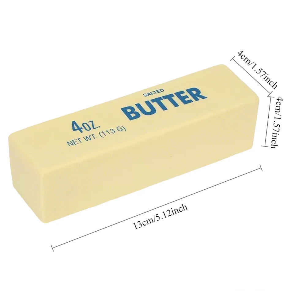 Butter Stick Squishy Toy, Slow Rising Squeeze Fidget for Stress Relief