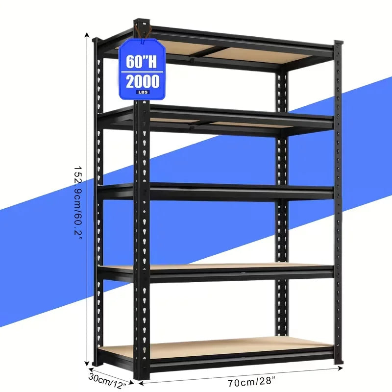2000 lb Heavy-Duty Garage Storage Shelves