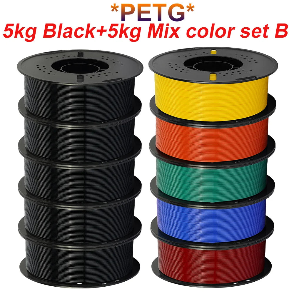 KINGROON PLA & PETG Filament Bundle, 10kg
