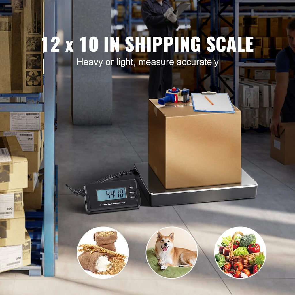 SucceBuy 440 lb Digital Shipping Scale