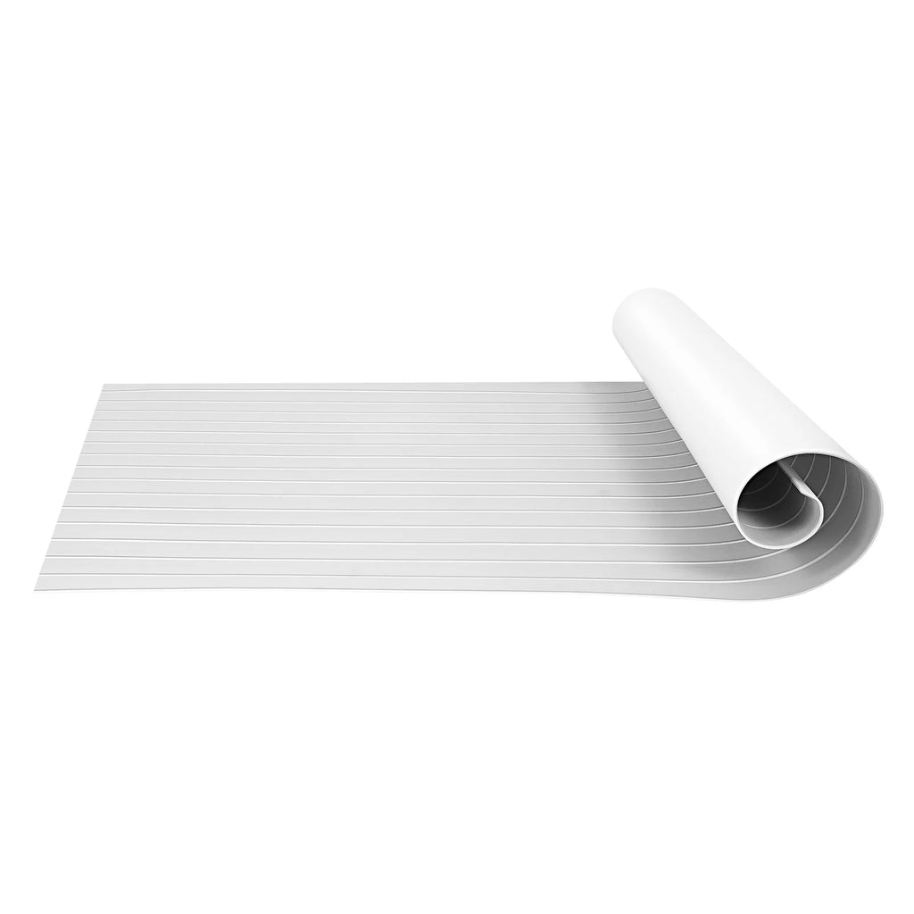 Self-Adhesive EVA Foam Floor Mat 90x240cm Faux Teak Waterproof Boat Decking RV Floor Pad 6mm Thick for Marine Caravan Home Gym