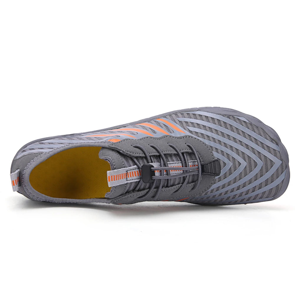 Men Water Shoes Beach Barefoot Swimming Surfing Seaside Aqua Shoes Upstream Wading Sneakers Gym Fitness Hiking Walking Footwear