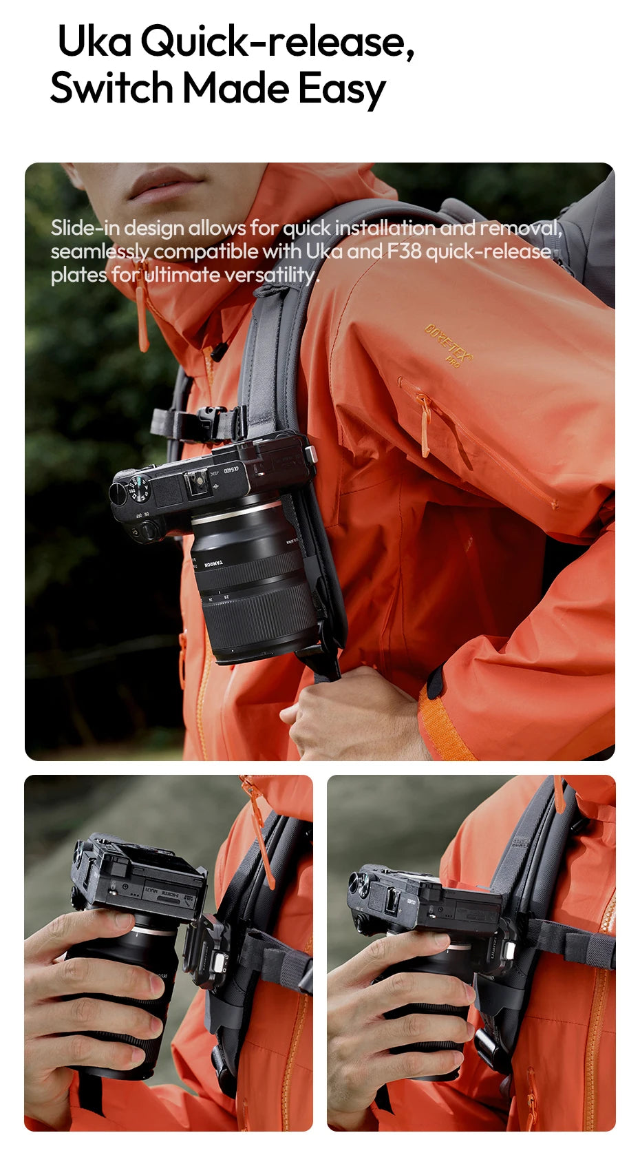 Ulanzi UKA07 Backpack Strap Quick-Release Camera Clip