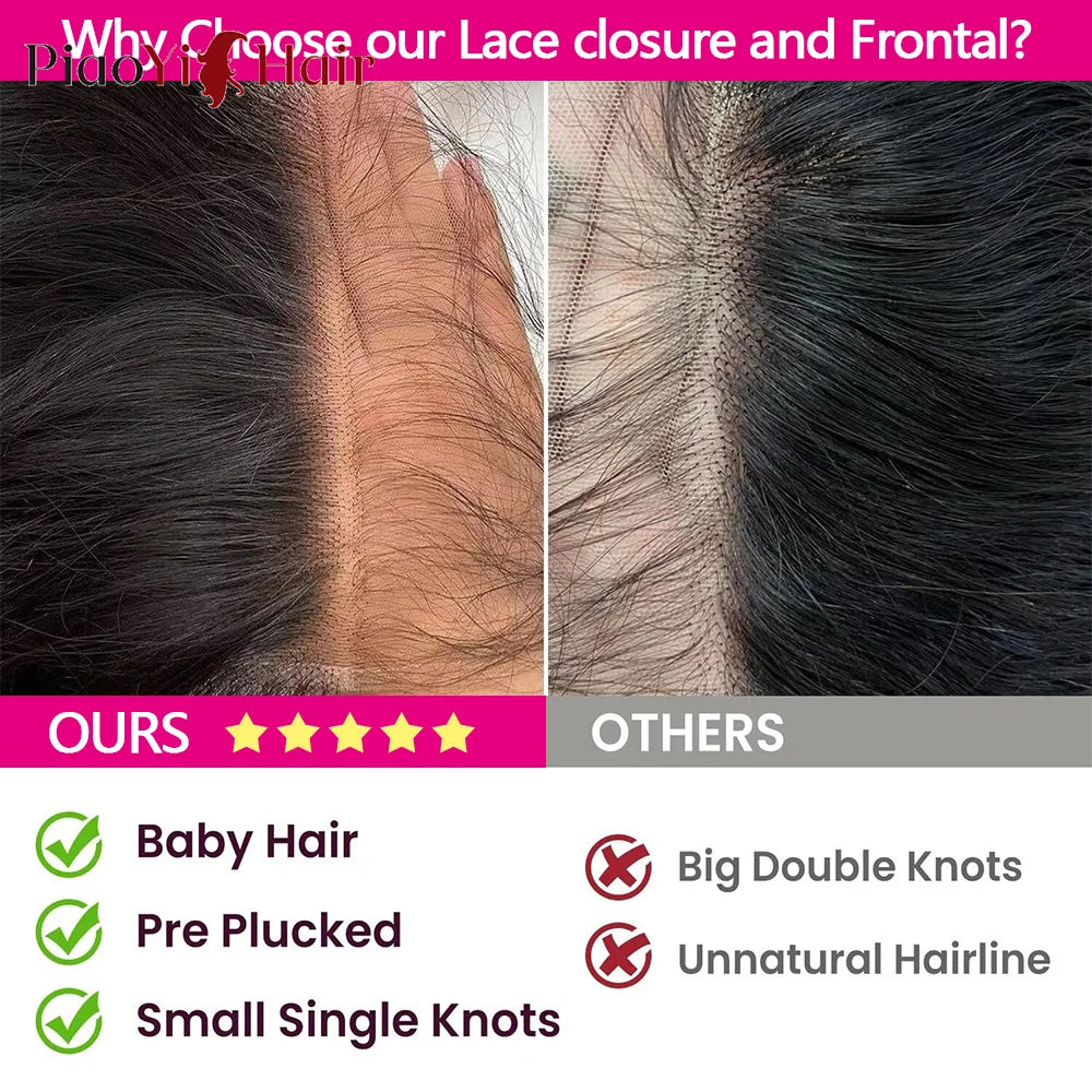 Straight HD Lace Frontal, Brazilian Human Hair