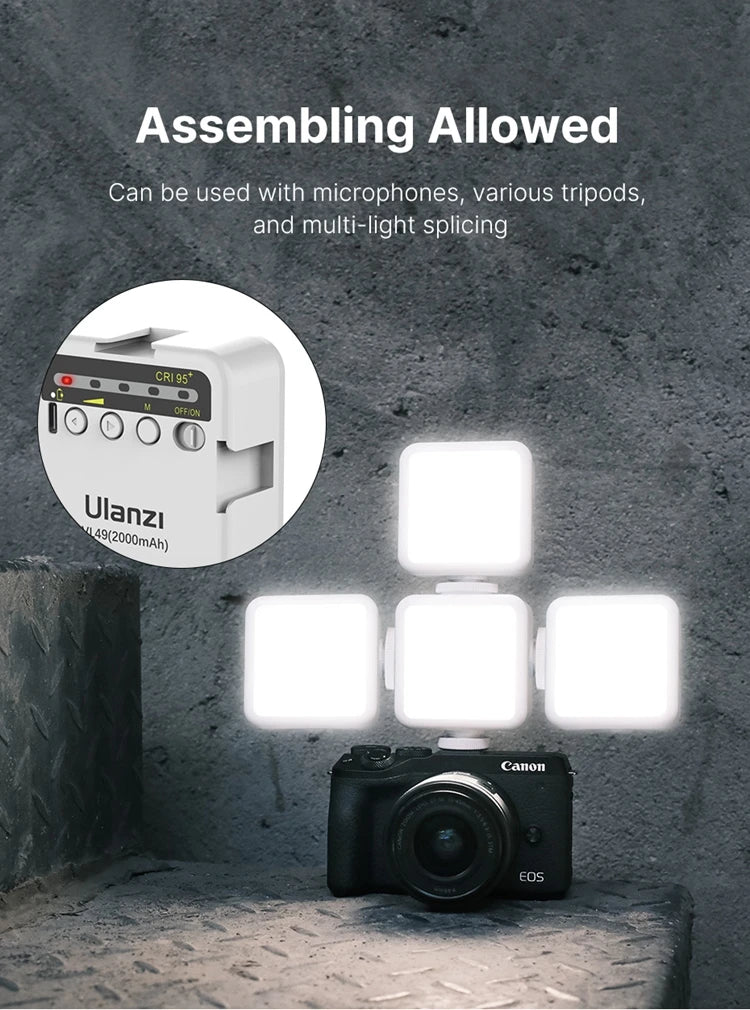 Ulanzi VL49 Mini LED Fill Light, 5500K