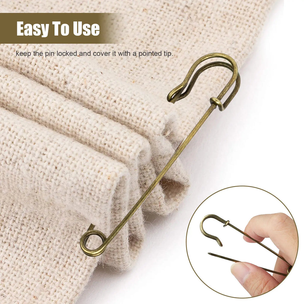 30Pcs/Lot Large Safety Pins Heavy Duty Blanket Pins DIY Sewing Tools Accessory