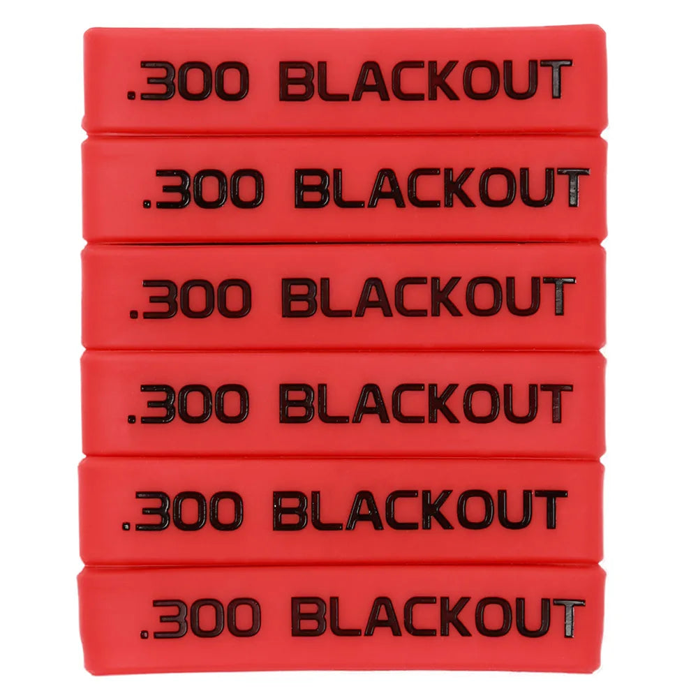 6/12 Pack Magazine Marking Band for 5.56 Nato 300 Blackout Magazine Marking Rubber Band Muti-Colors US Fast Shipping