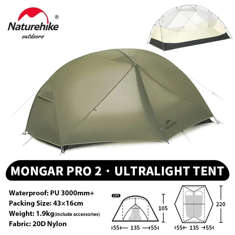 Naturehike Mongar PRO Ultralight Backpacking Tent