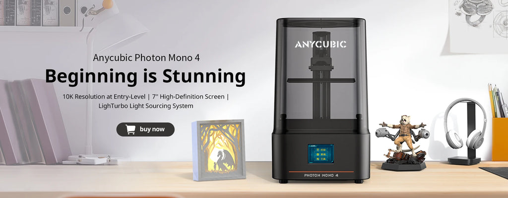 ANYCUBIC Wash & Cure 3 Curing Washing Machine For SLA LCD Resin 3D Printer For Photon Mono 4/4 Ultra Cleaning Size 165*100*165mm