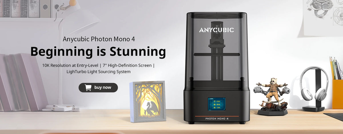 ANYCUBIC Wash & Cure 3 Curing Washing Machine For SLA LCD Resin 3D Printer For Photon Mono 4/4 Ultra Cleaning Size 165*100*165mm