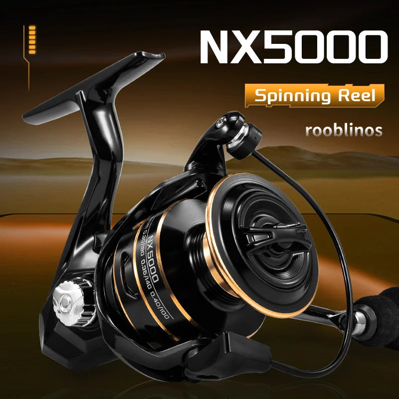 Metal Spinning Fishing Reel with 10kg Max Drag, High-Speed Freshwater and Saltwater Reel