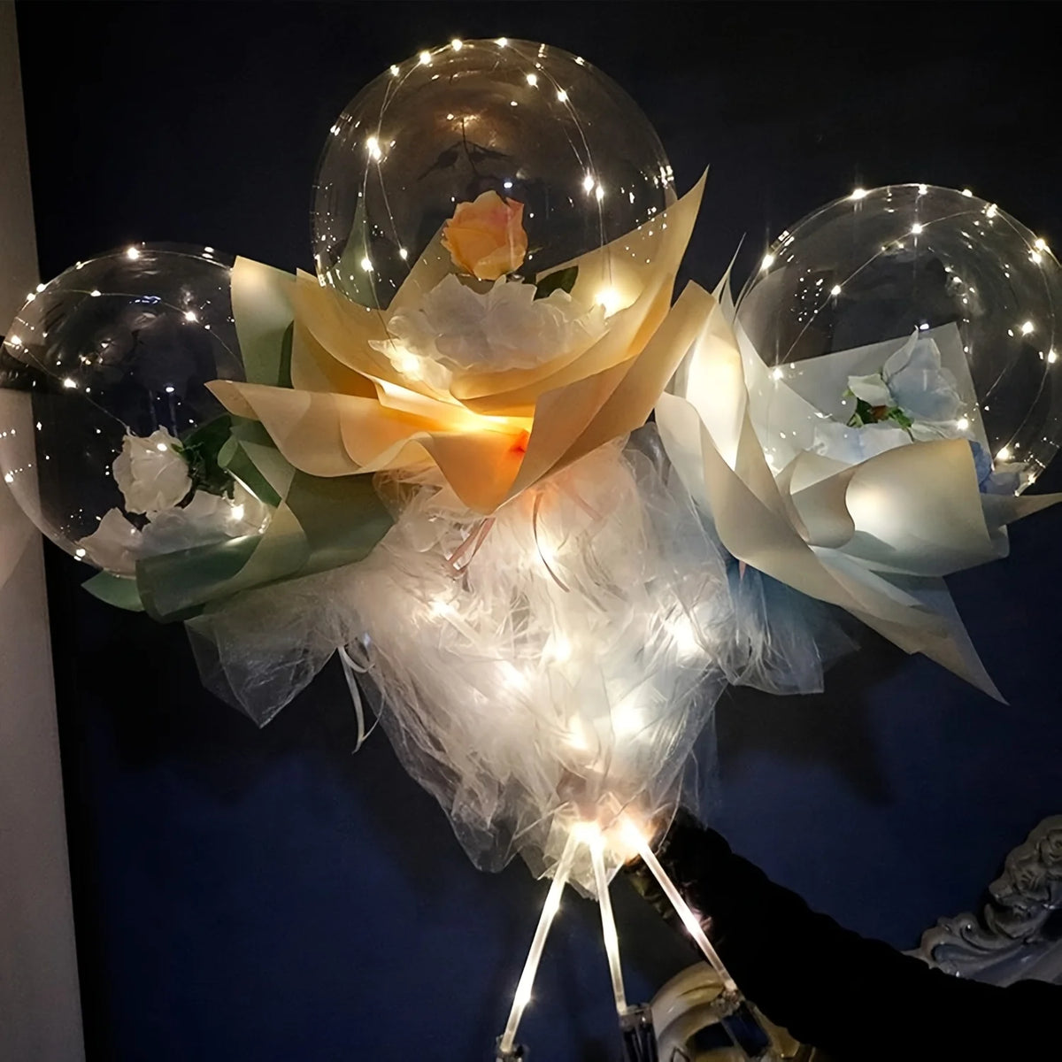 Clear Bobo Balloon Arch Kit, 40/50 Pieces