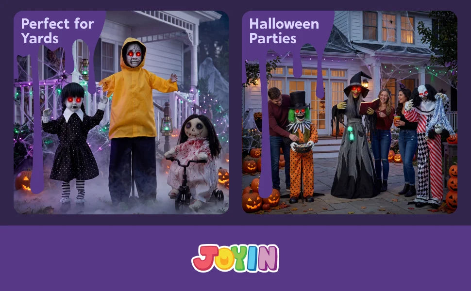 Halloween 75 in Animated Ghost Doctor, Sound Activated with Rotating Head