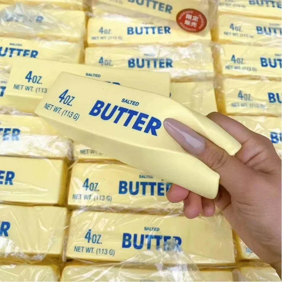 Butter Stick Squishy Toy, Slow Rising Squeeze Fidget for Stress Relief