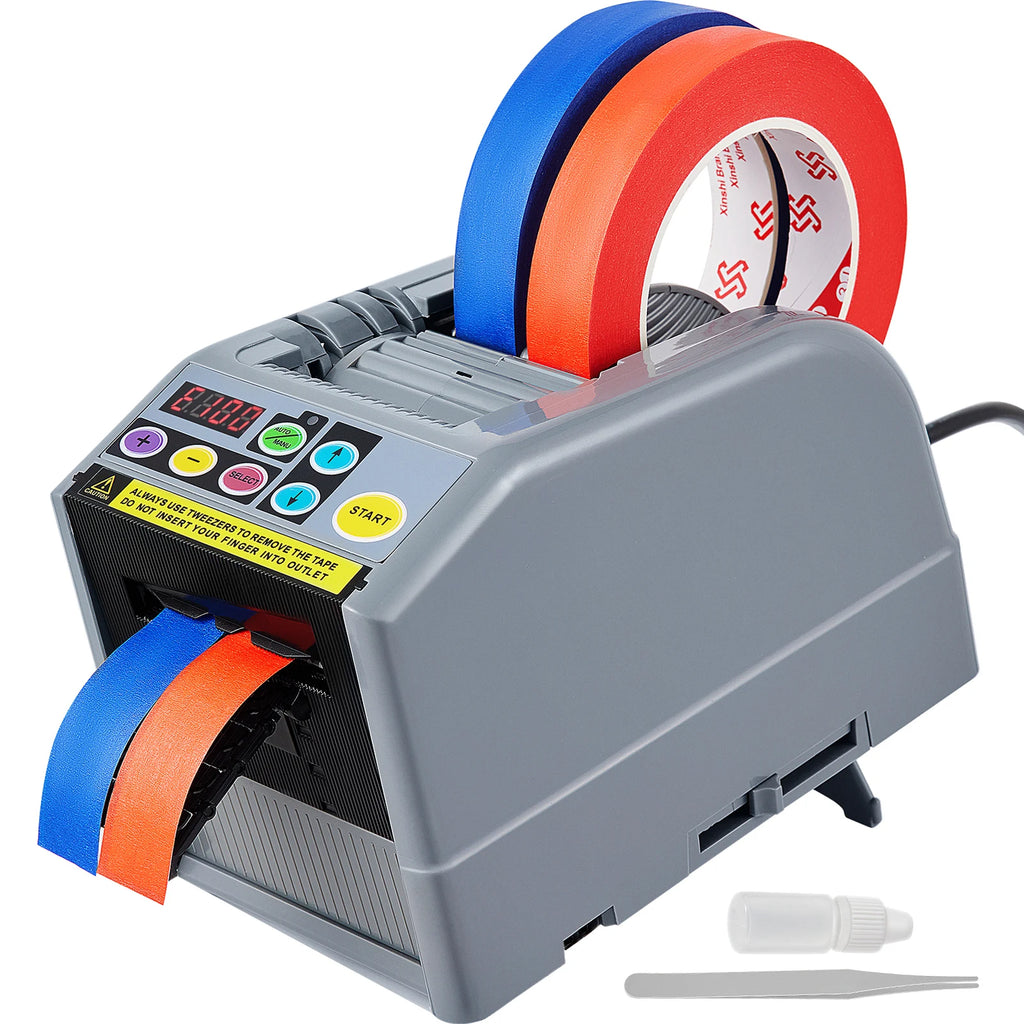 ZCUT-9 Automatic Tape Cutting Machine Paper Slitting Dispenser 6-60mm Adhesive Electric Tape Cutter for Product Package
