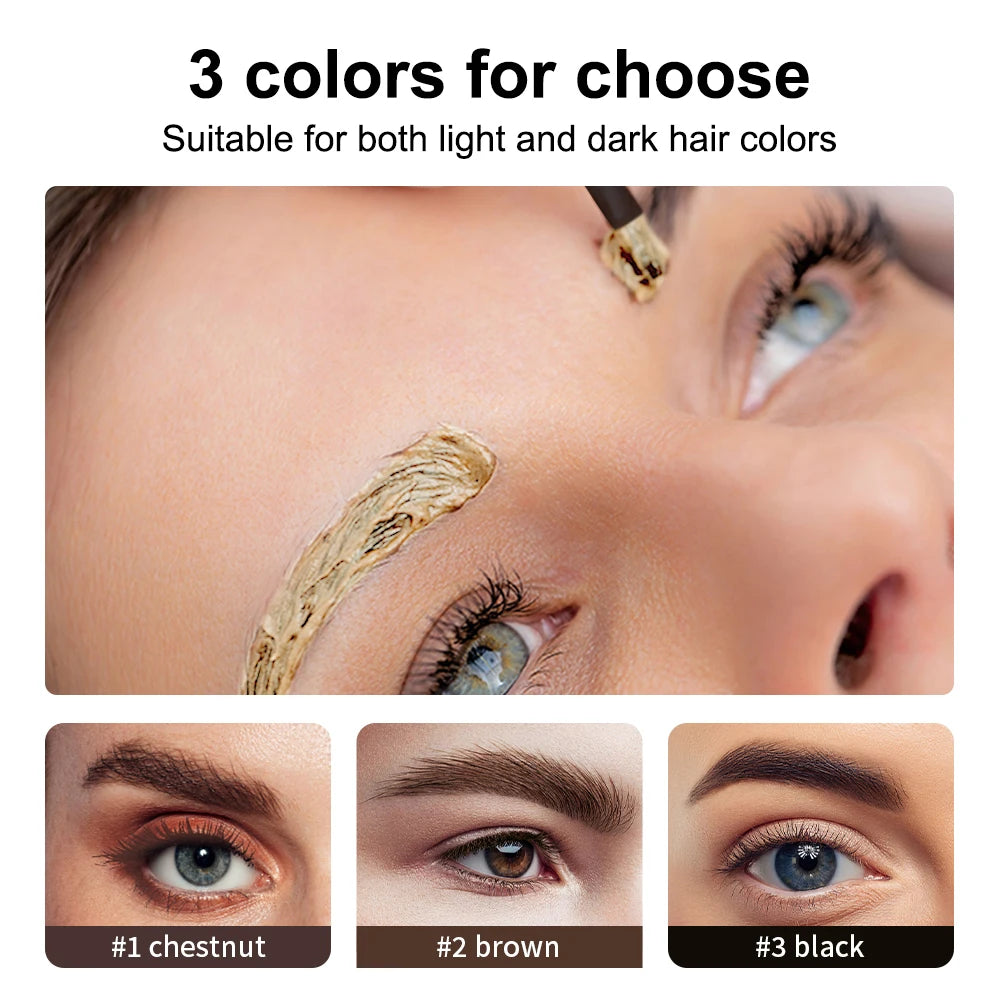 2-in-1 Lash Lift and Tint Kit, Waterproof Semi-Permanent Eyelash Perm and Brow Lamination Set for Salon or Home Use