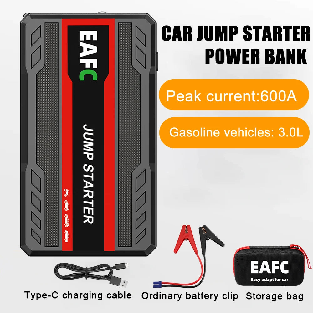 Hot 600A/2000A Portable Car Jump Starter Power Bank Car Booster Charger 12V Auto Battery Starting DevicePetrol Diesel CarBooster