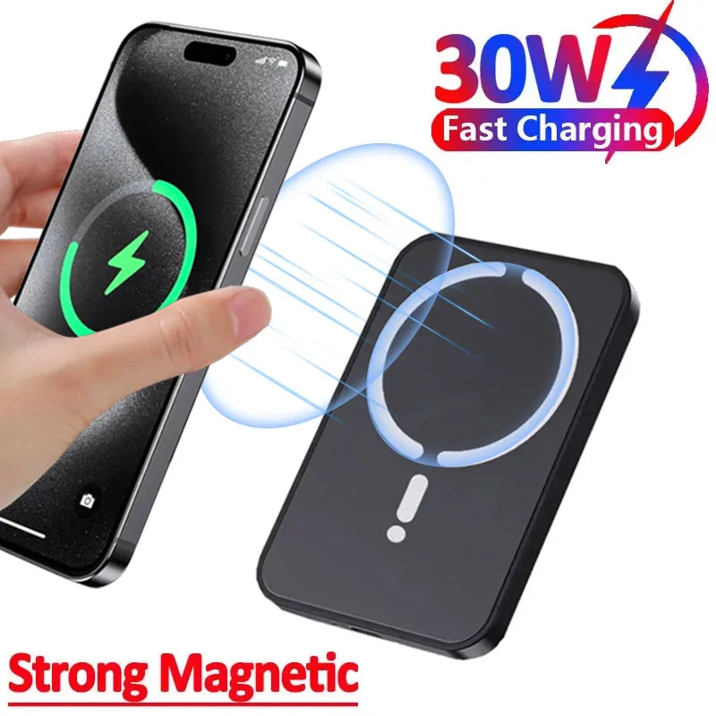30W Magnetic Wireless Car Charger Vent Mount