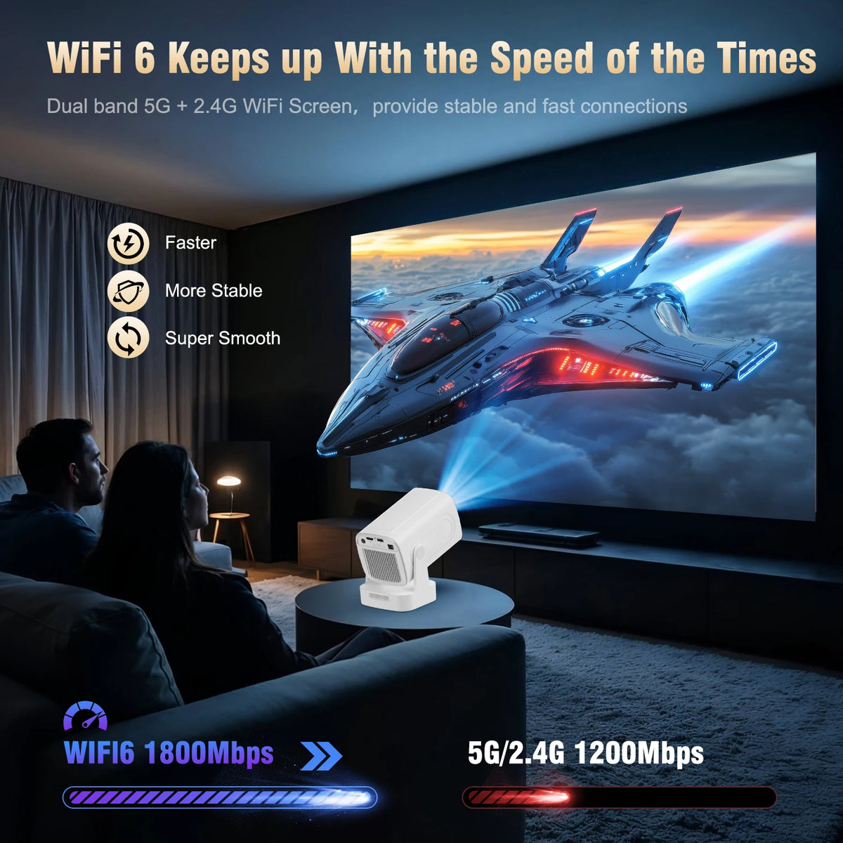 Magcubic HY310 1080P Auto-Focus Projector