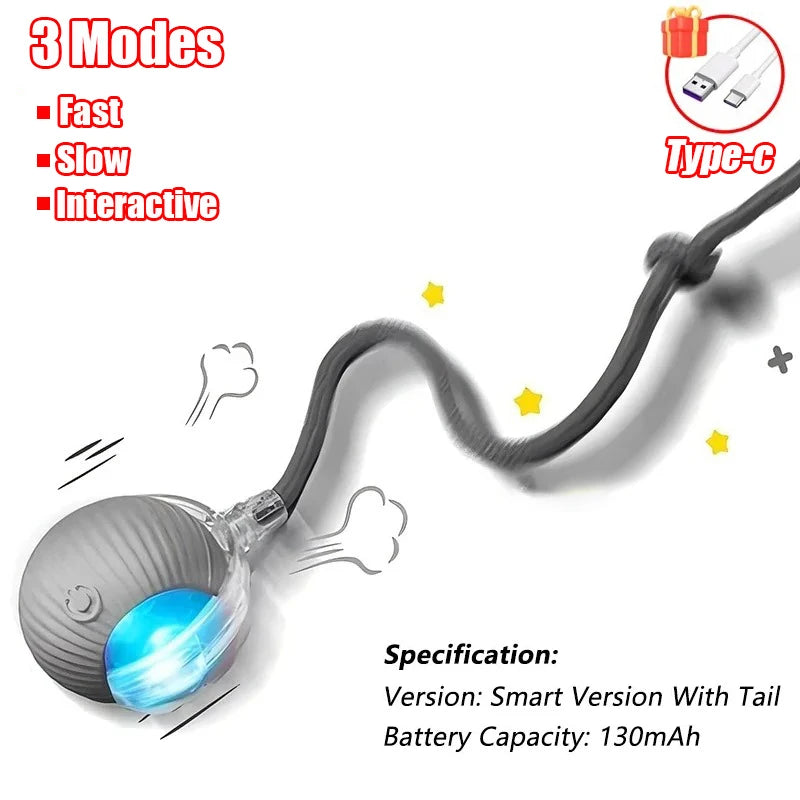 Automatic Rolling Cat Ball Toy