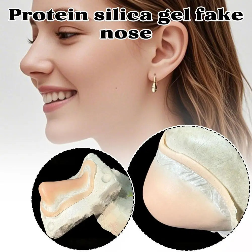 Special Effects Silicone Prosthetic Nose & Chin Kit Reusable Hypoallergenic for Cosplay Photography Halloween Costume Use