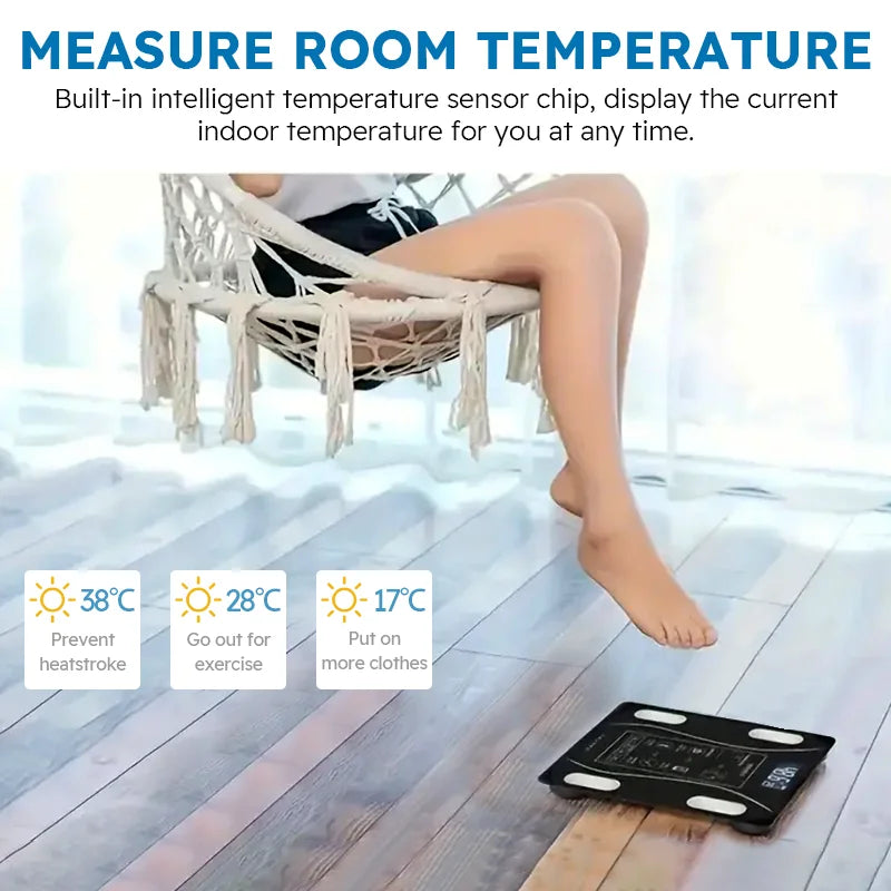 Smart Body Fat Scale with Bluetooth App