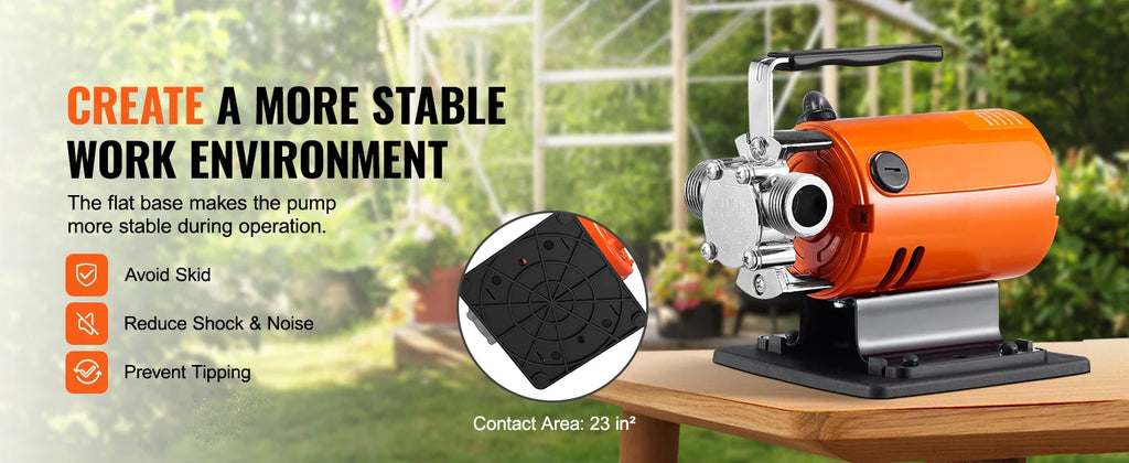 SucceBuy Water Transfer Pump 120V 360GPH 1/10 HP, Portable Utility Pump