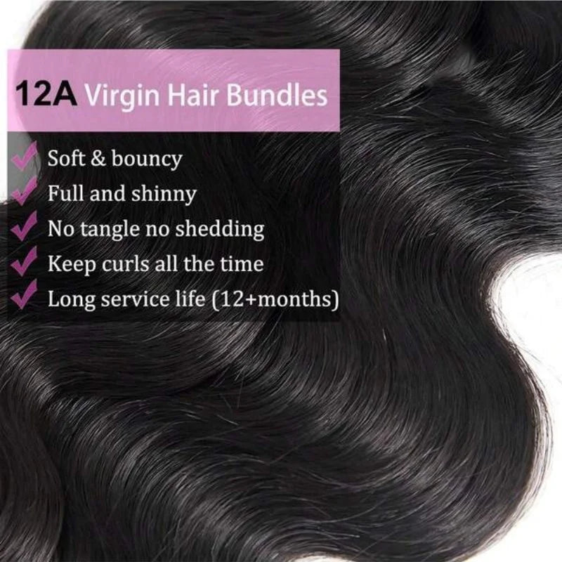 42" Body Wave Human Hair Bundles