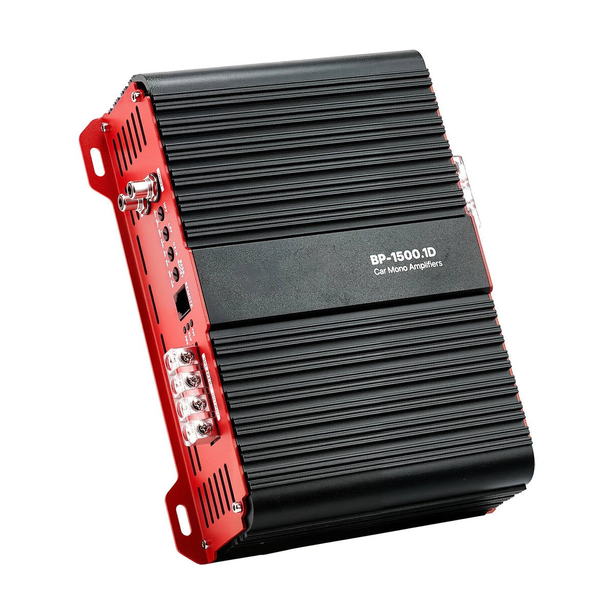 SucceBuy Monoblock Car Amplifier Stable 1Channel Class D Car Audio Amplifier with Remote Subwoofer Level Control Low Pass Filter