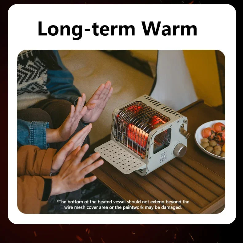 Naturehike Camp Heater Portable Space Heater for Indoor & Outdoor Use Camping Mini Cassette Heating Stove