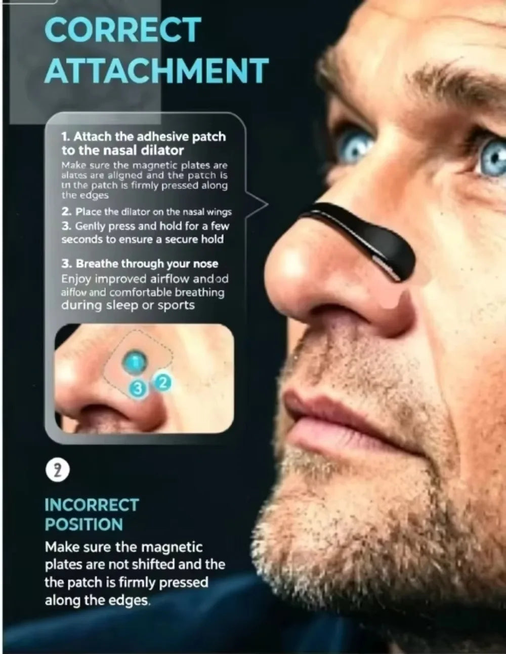 10/100/200Pcs Nose Adhesive Patches Pack, Skin-Friendly Comfort Nose Decor Stickers for Night Rest, Workout & Daily Wear