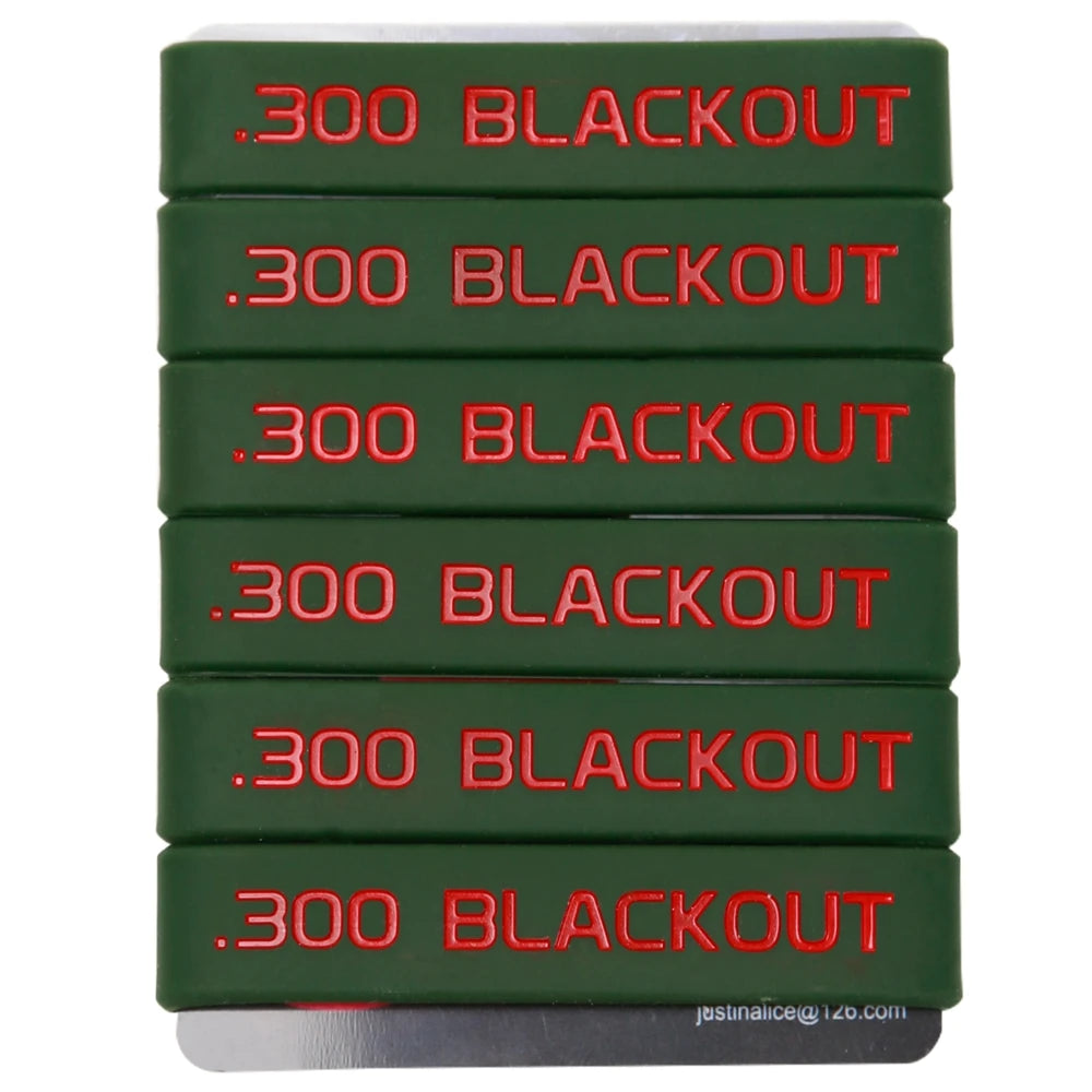6/12 Pack Magazine Marking Band for 5.56 Nato 300 Blackout Magazine Marking Rubber Band Muti-Colors US Fast Shipping