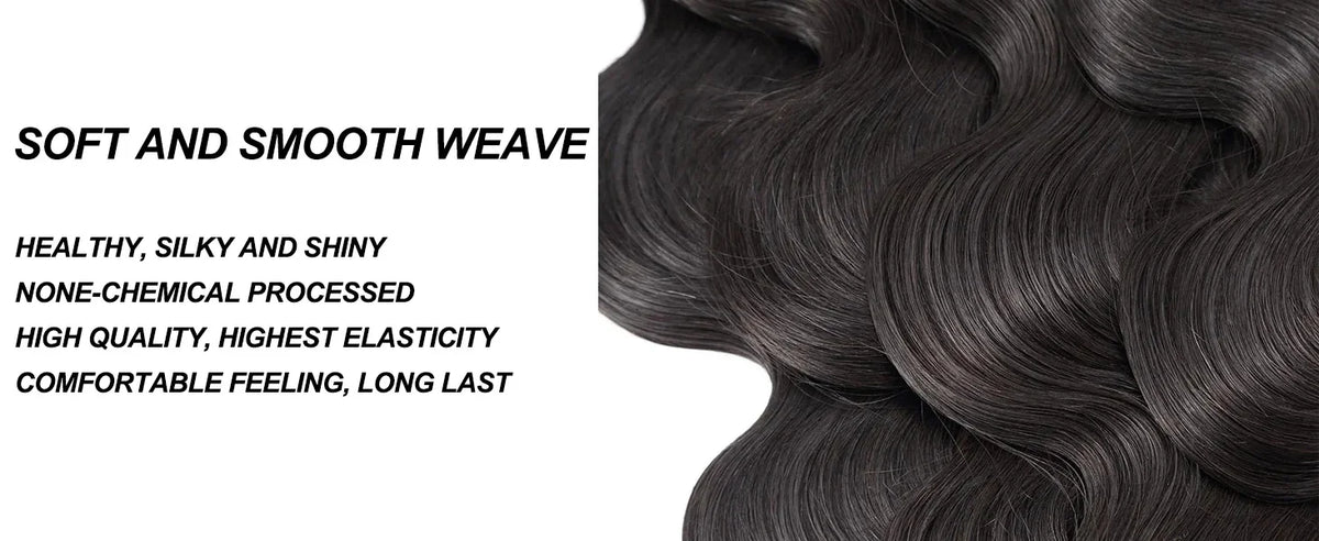 42" Body Wave Human Hair Bundles