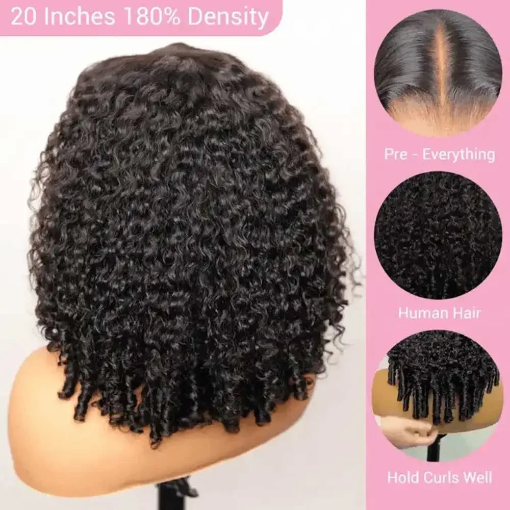 250% Density Burmese Curly Human Hair Wig 13x4 HD Transparent Lace Frontal Wigs Pre Plucked Rem Burmese Human Hair Wigs 28 Inch