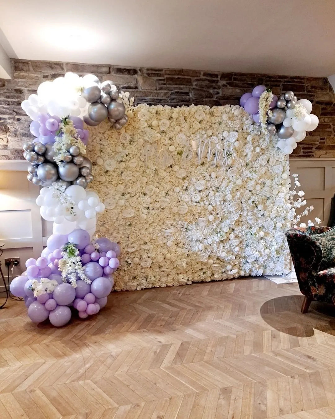 Wedding Decorative Flower Wall Artificial Silk Flowers Home Decoration Accessories Party Backdrop Photography Props Customized
