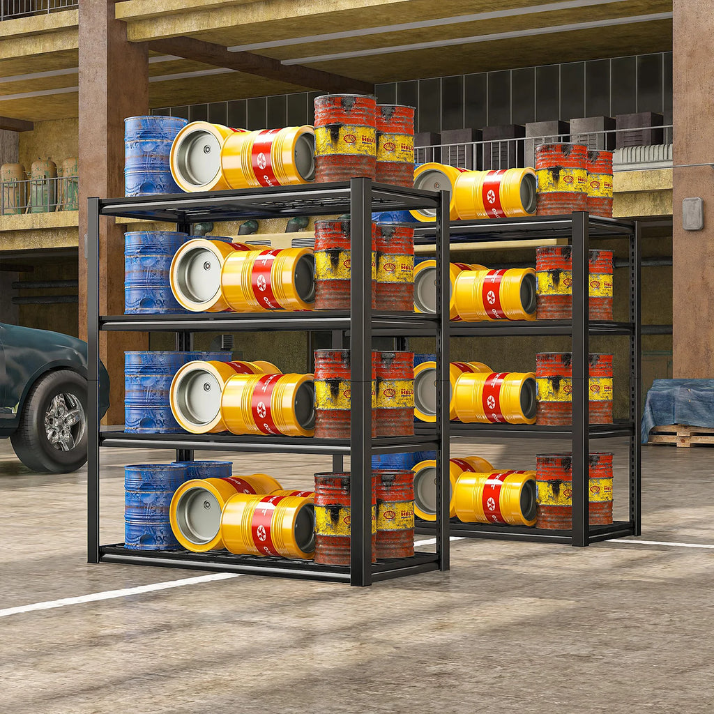4-Shelf Heavy-Duty Garage Storage Unit, 40 x 19.5 x 59.5 Inch