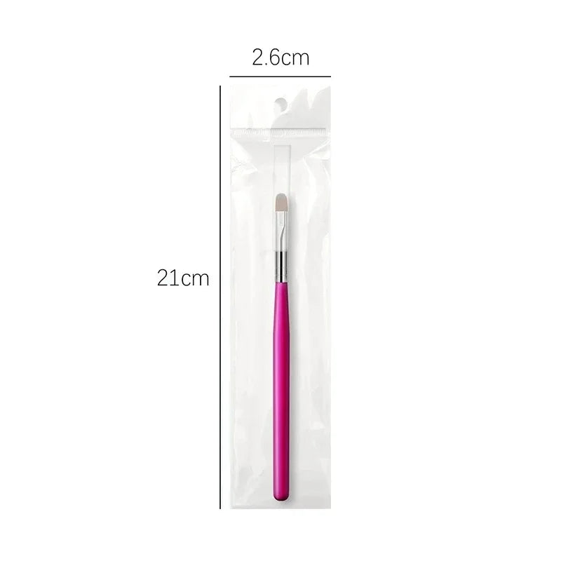 Nail Art Brush Pen Set 1-9 Pieces, Gel Builder and Detail Painting Brushes