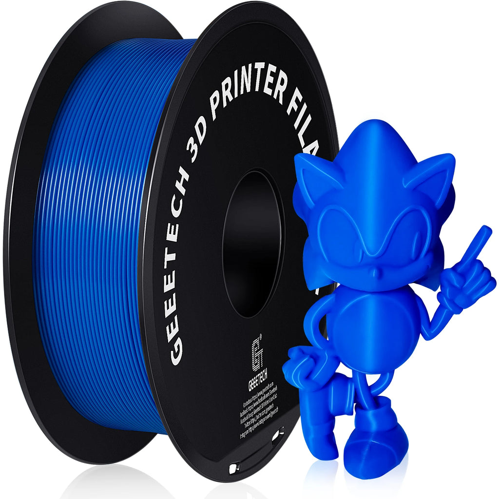 GEEETECH PETG Filament 1KG 1.75mm ±0.03mm For 3D Printer, 1KG (2.2LBS) , Vacuum Packing, Tangle-Free