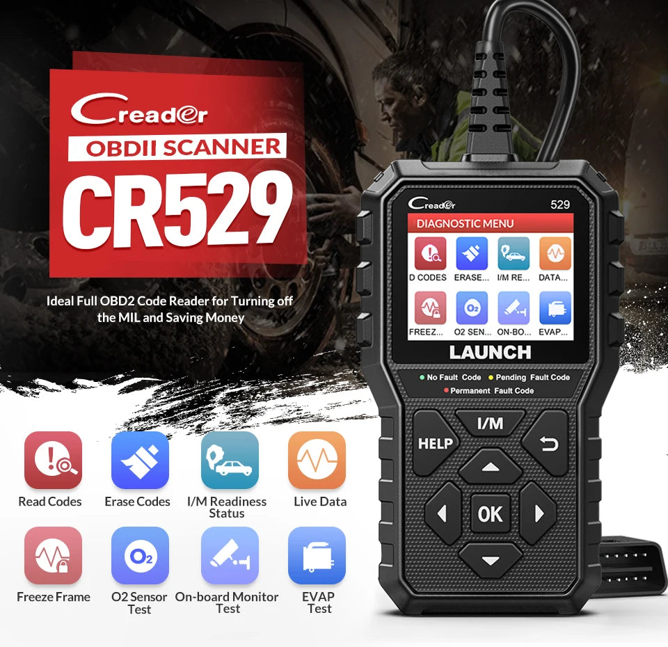LAUNCH Creader 529 OBD2 Code Reader