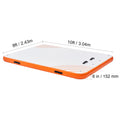 SucceBuy Inflatable Floating Dock Non-Slip Water Floating Dock Mat with Detachable Ladder Floating Platform Island Raft for Pool