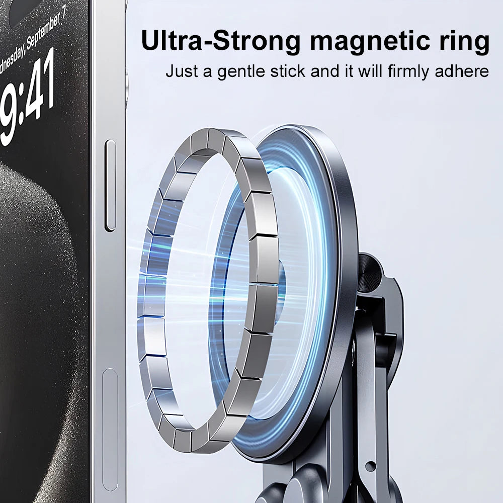 Magnetic Aluminum Laptop & Phone Stand